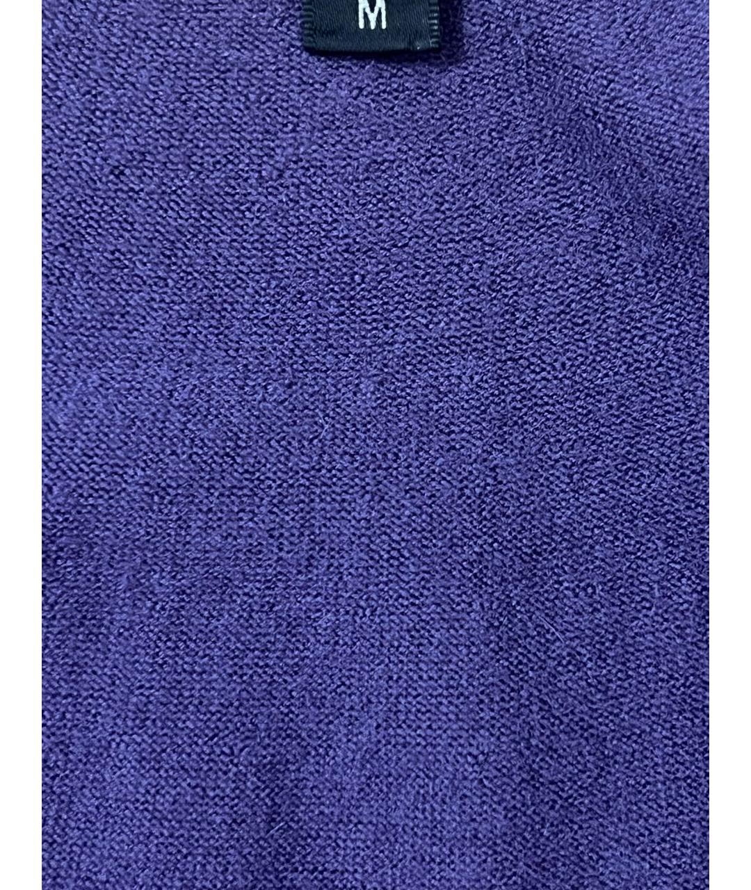 RALPH LAUREN Фиолетовая кашемировая футболка, фото 5