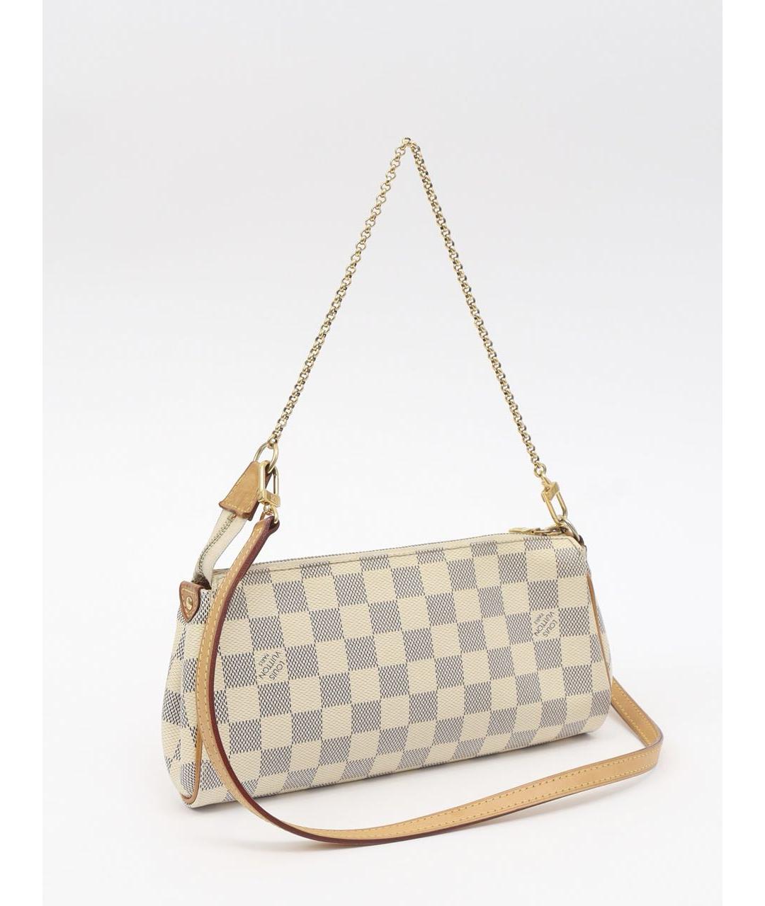 LOUIS VUITTON Коричневая кожаная сумка с короткими ручками, фото 5