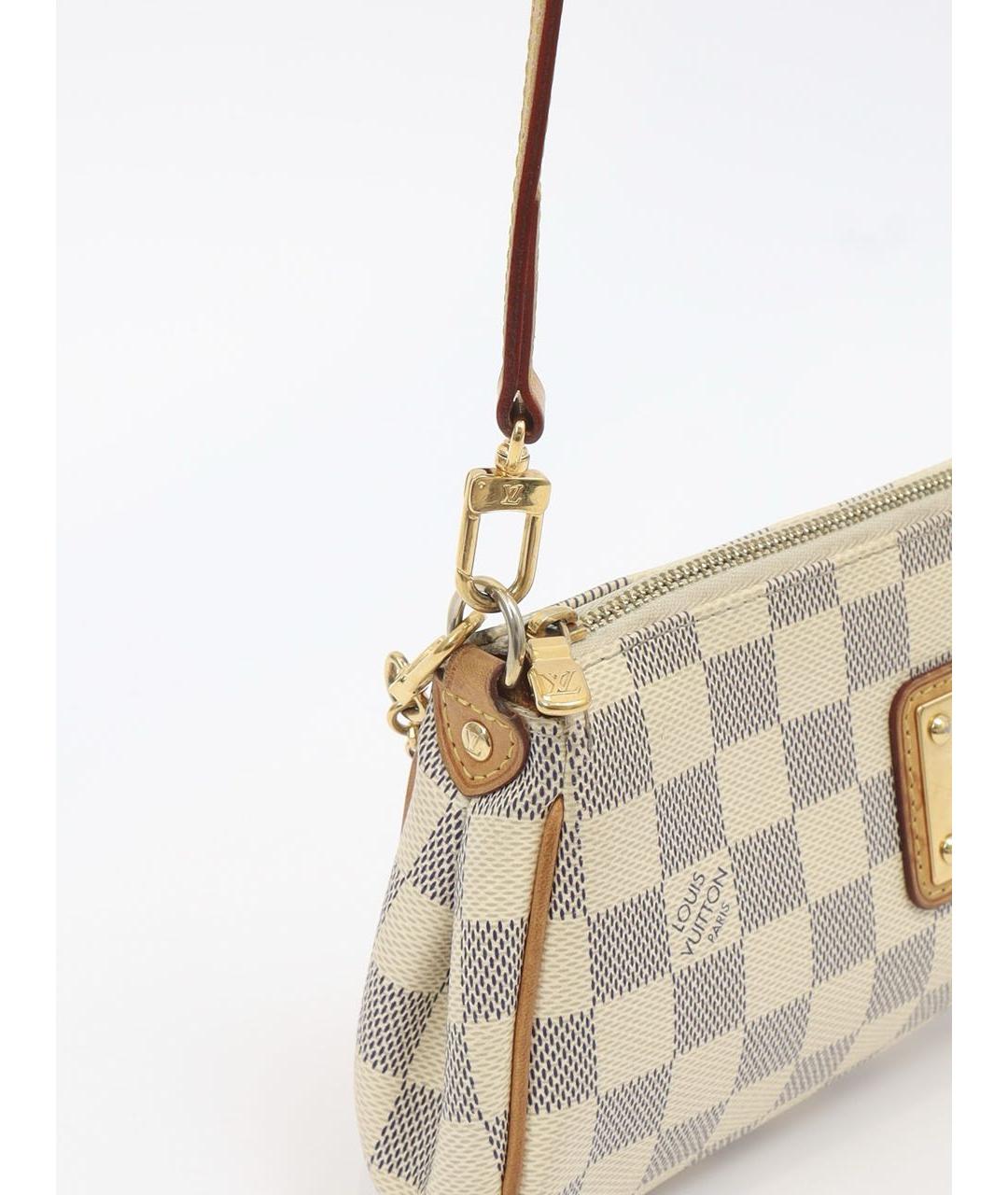 LOUIS VUITTON Коричневая кожаная сумка с короткими ручками, фото 8