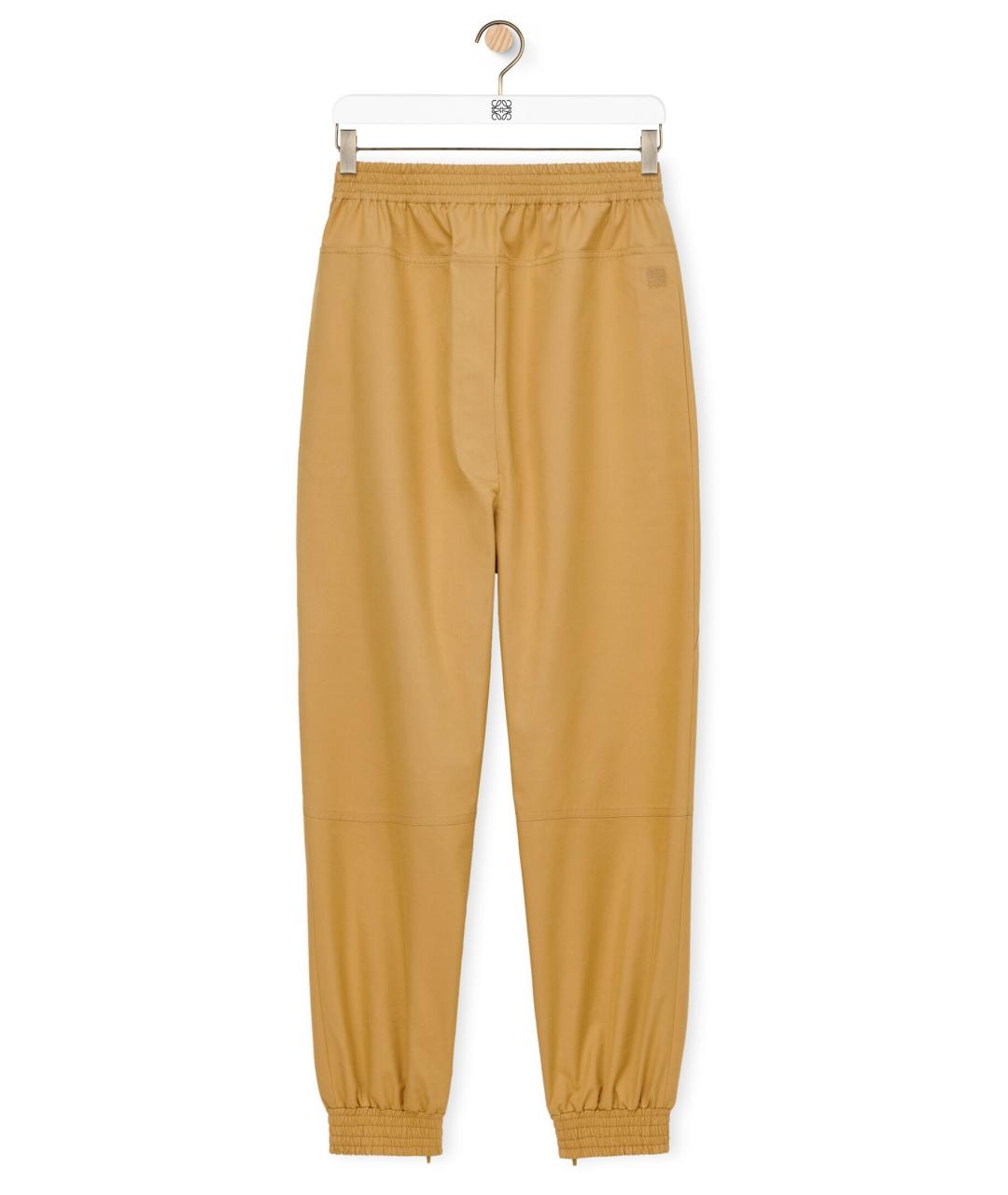 LOEWE Бежевые прямые брюки, фото 5