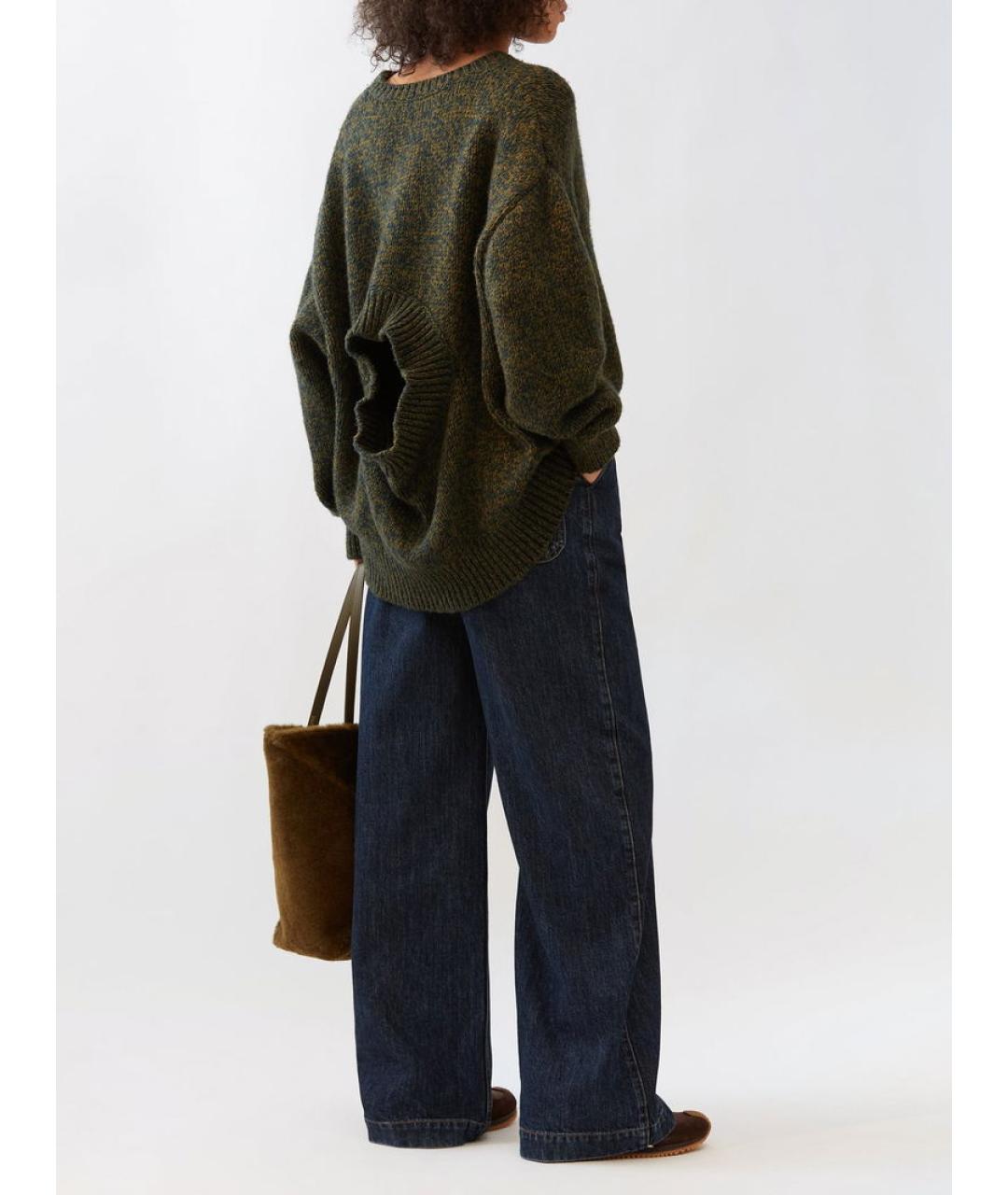 LOEWE Зеленый джемпер / свитер, фото 4