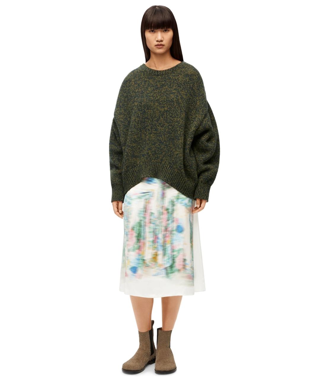 LOEWE Зеленый джемпер / свитер, фото 5