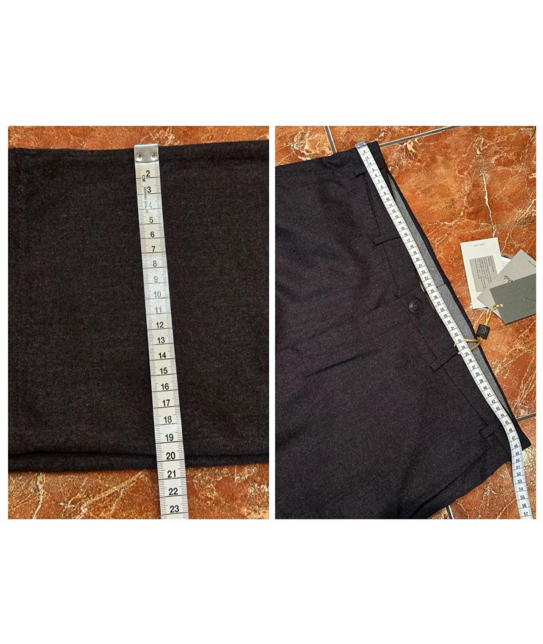CANALI Шерстяные повседневные брюки, фото 7