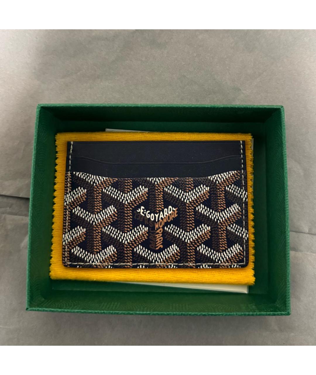 GOYARD Темно-синий кардхолдер, фото 2