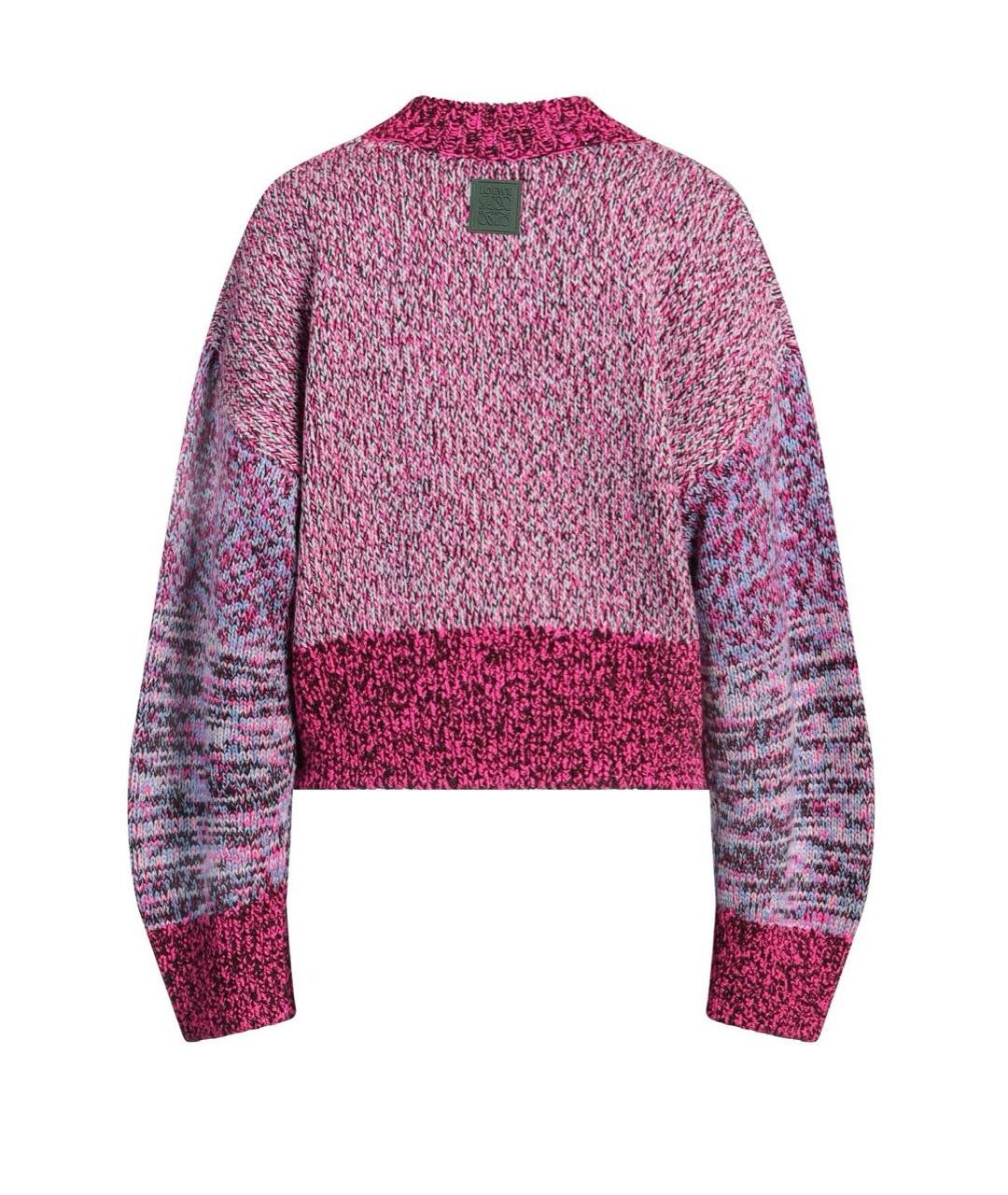 LOEWE Розовый хлопковый джемпер / свитер, фото 5