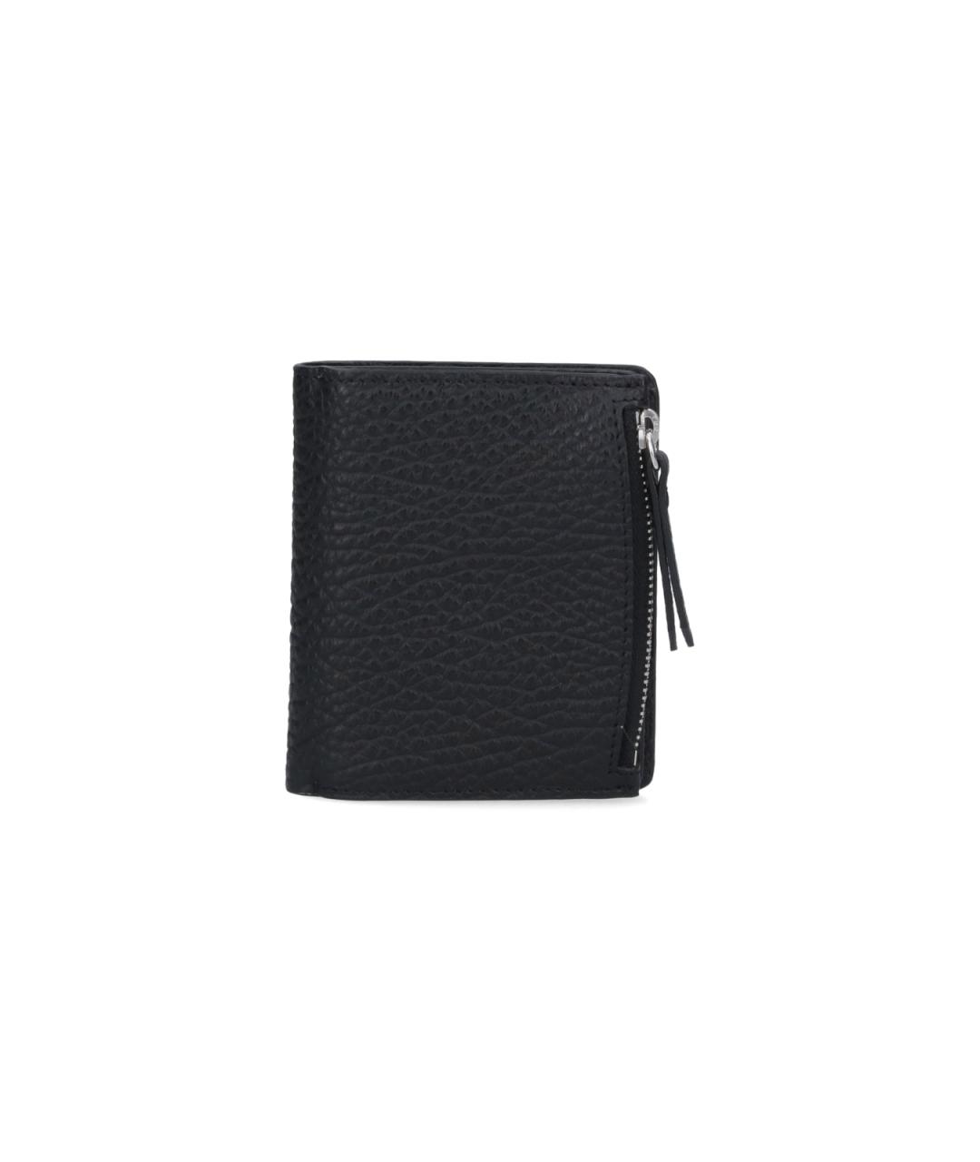 MAISON MARGIELA Черный кожаный кошелек, фото 1