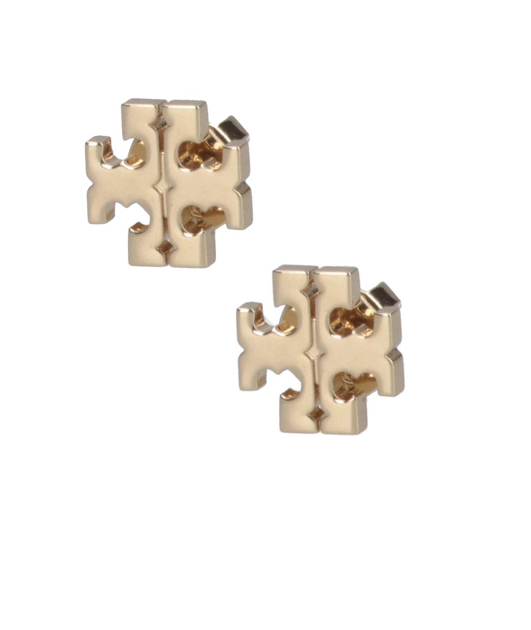 TORY BURCH Золотые латунные серьги, фото 2