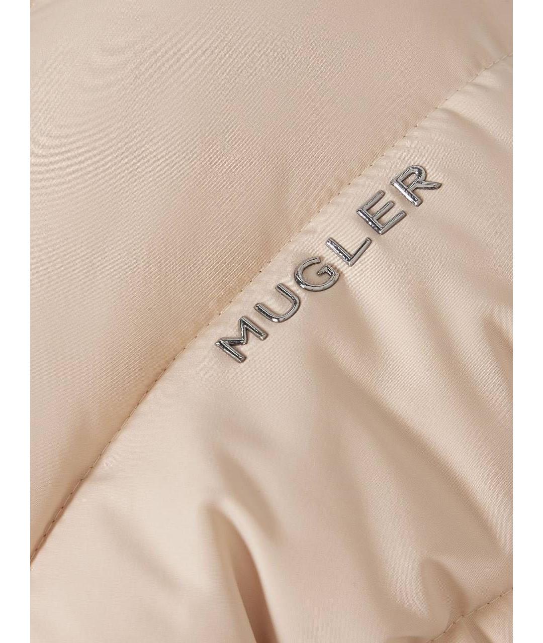 MUGLER Бежевая куртка, фото 2
