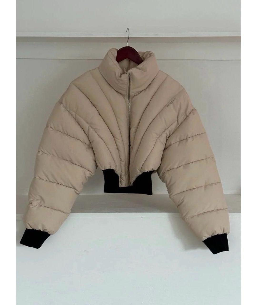 MUGLER Бежевая куртка, фото 4