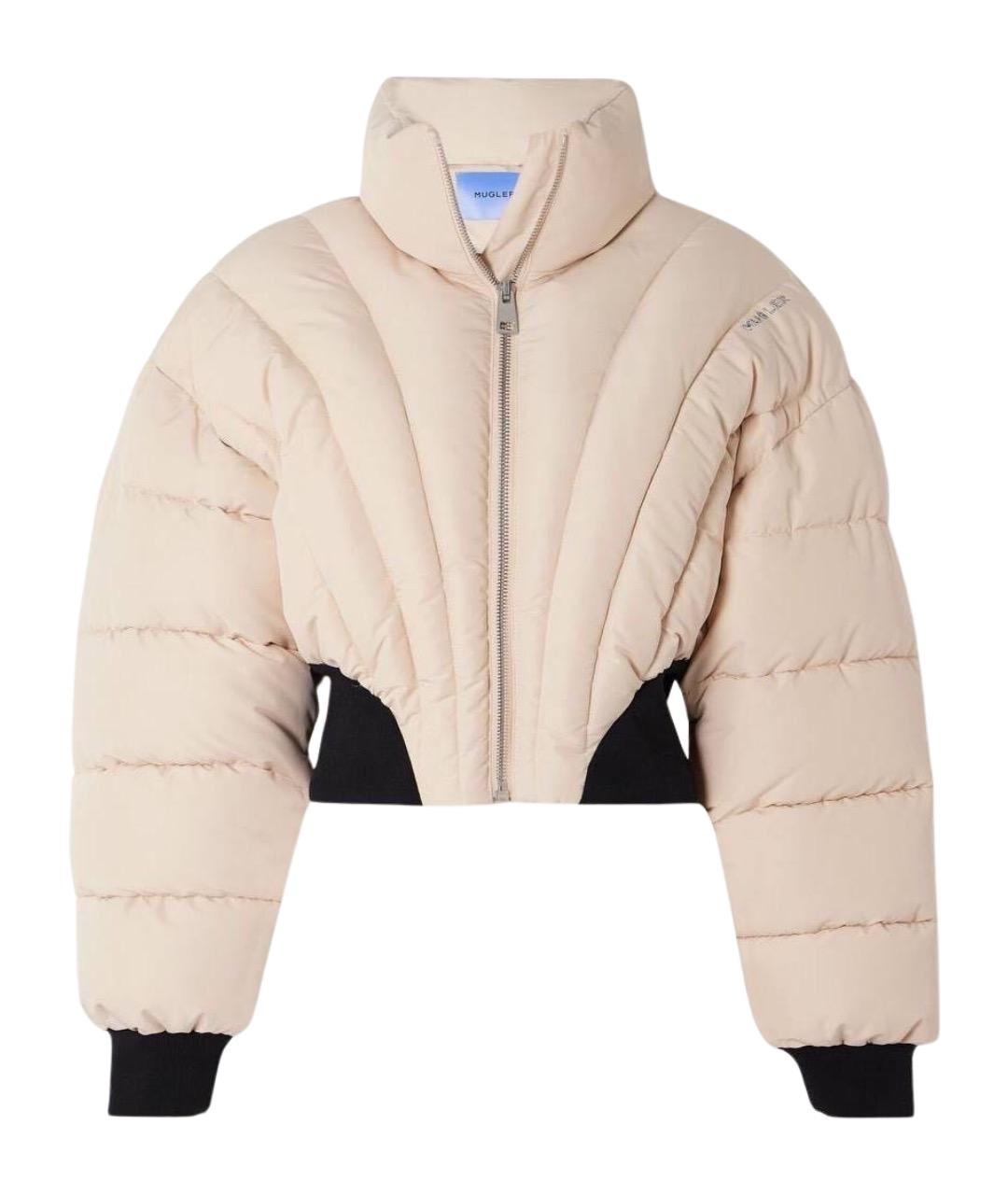 MUGLER Бежевая куртка, фото 1