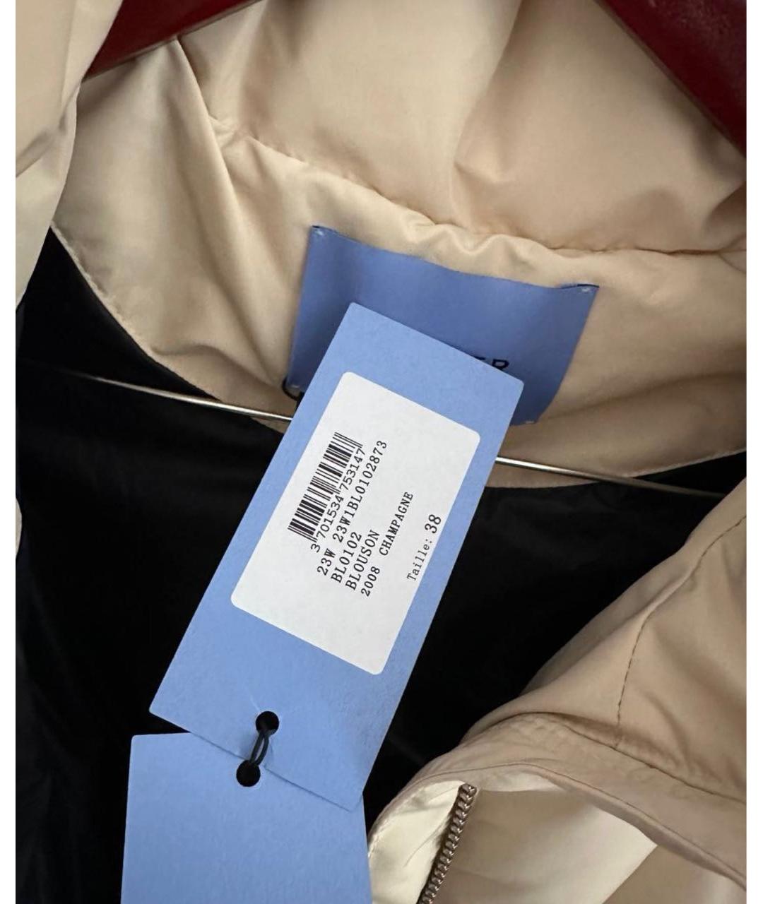 MUGLER Бежевая куртка, фото 5