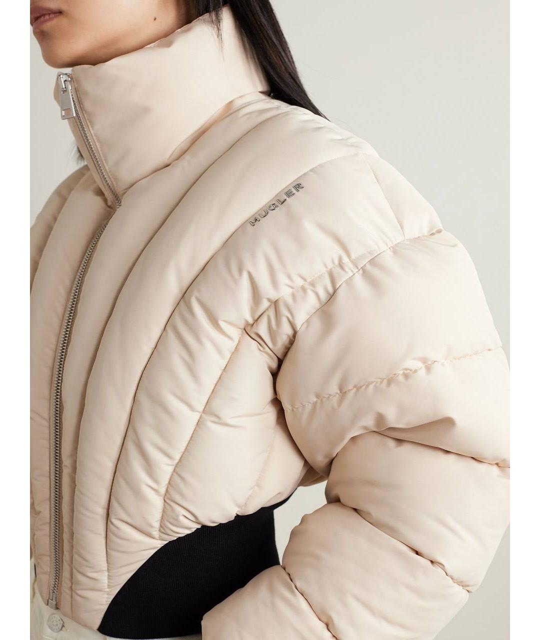 MUGLER Бежевая куртка, фото 3