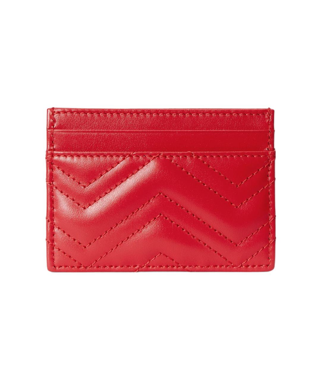 GUCCI Красный кожаный кардхолдер, фото 4
