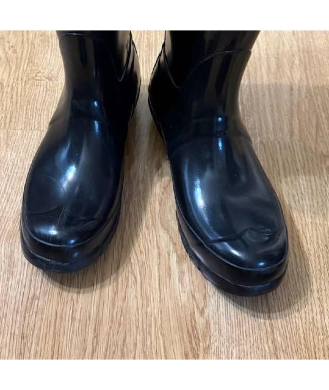 HUNTER Черные резиновые сапоги, фото 3