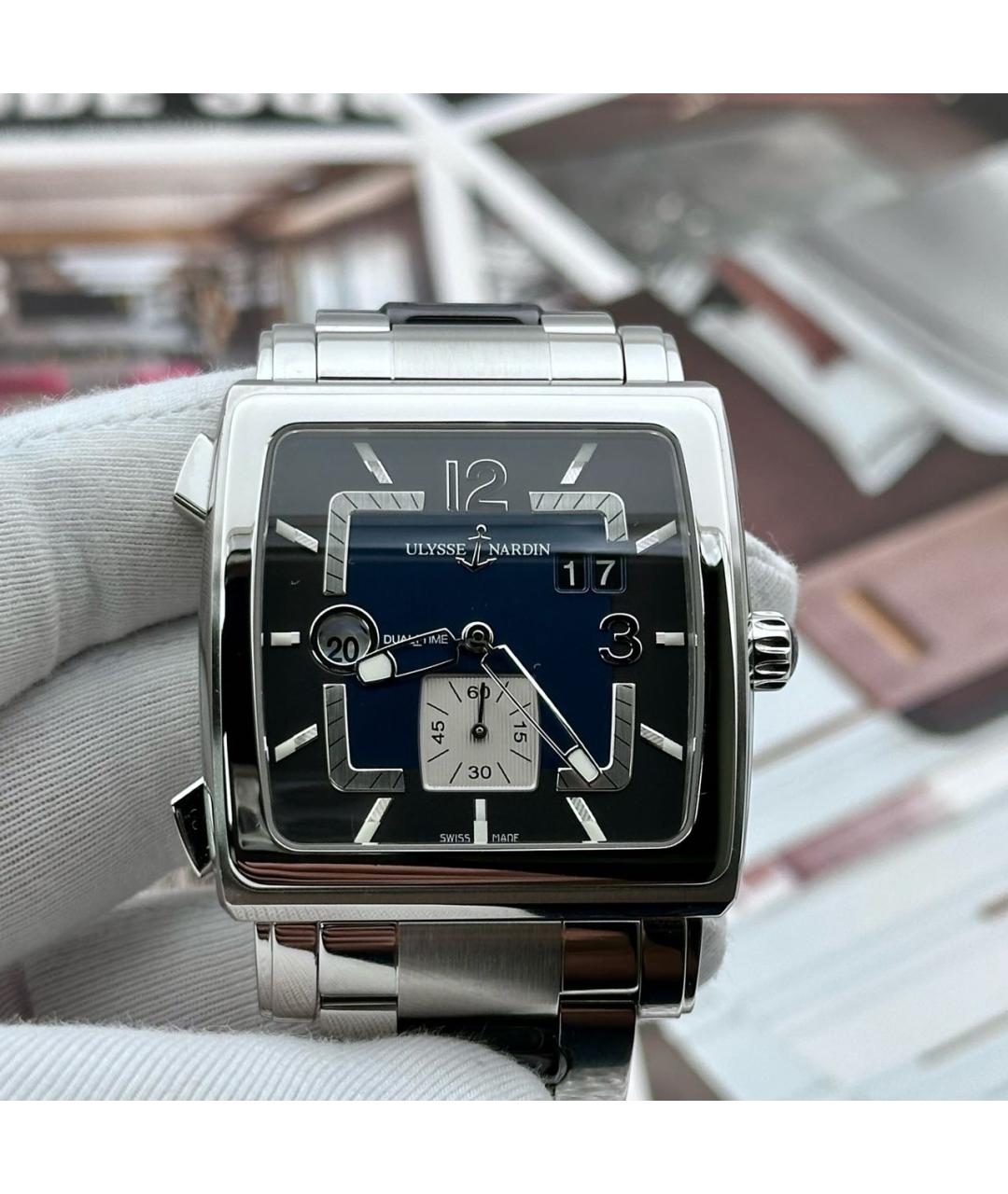 Ulysse Nardin Серебряные часы, фото 4