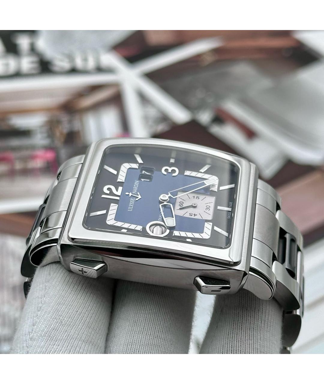 Ulysse Nardin Серебряные часы, фото 7