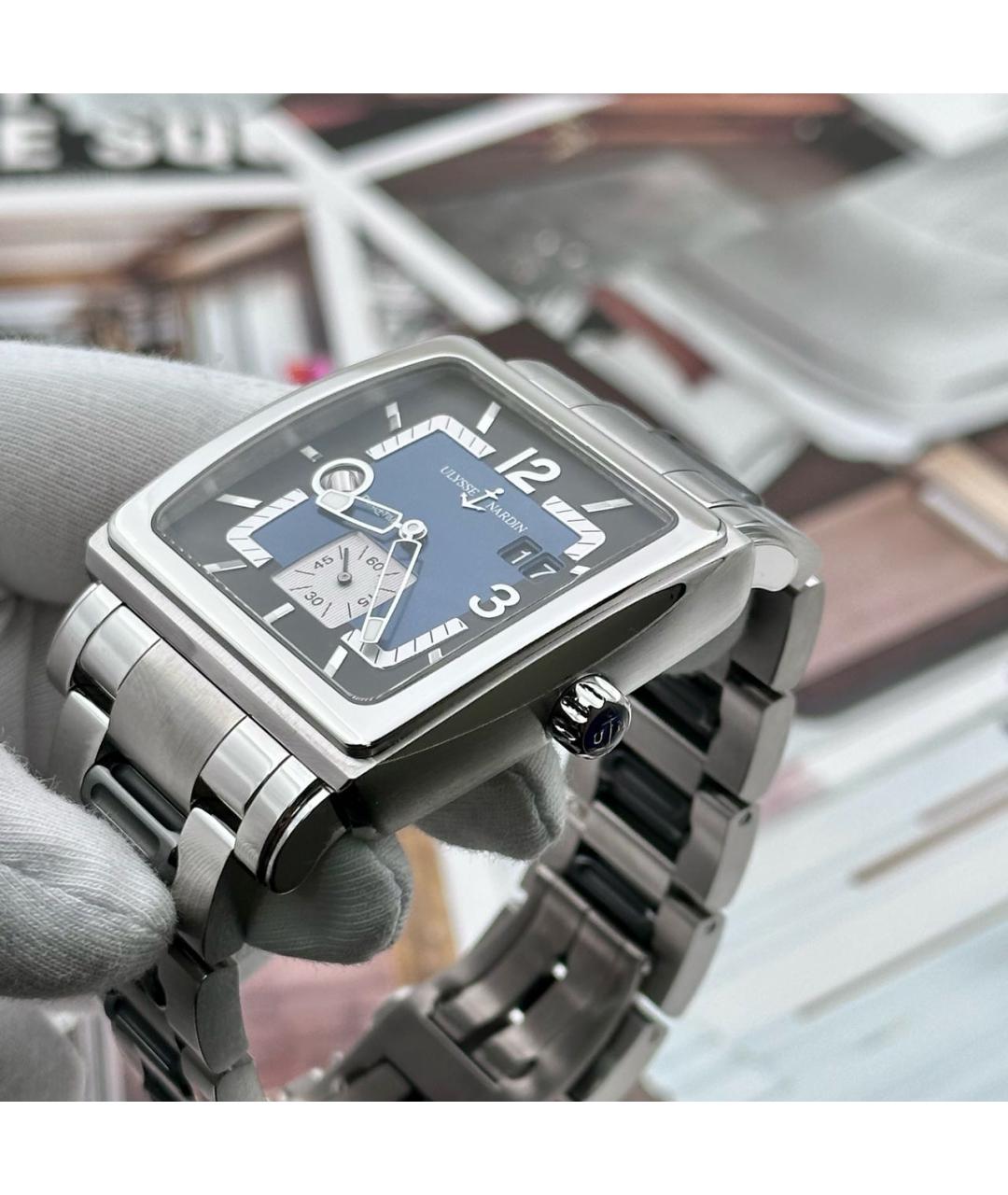 Ulysse Nardin Серебряные часы, фото 6