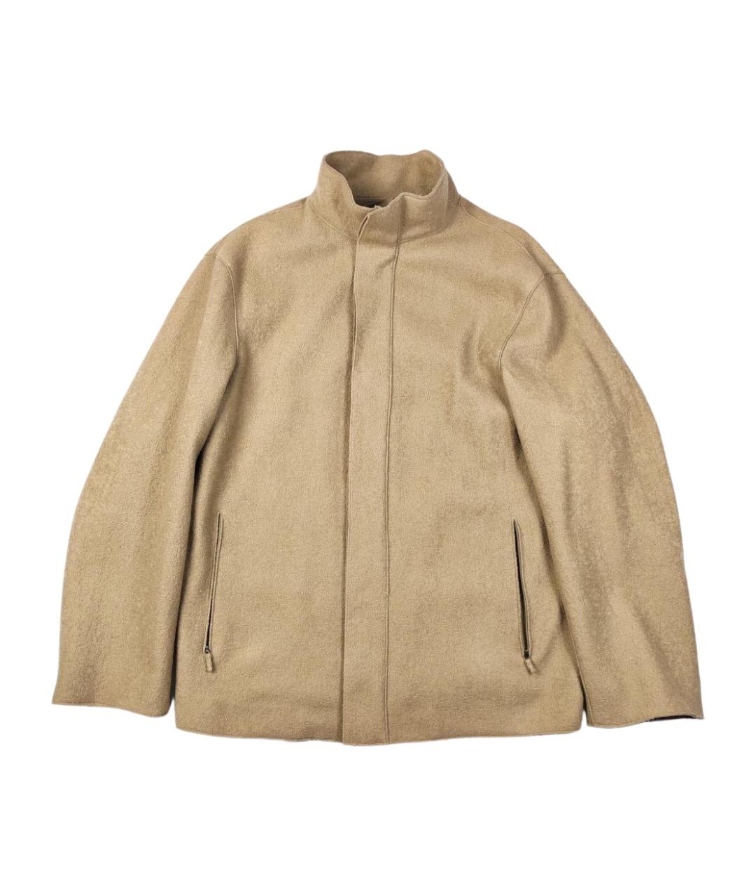 CERRUTI 1881 Бежевое шерстяное пальто, фото 1