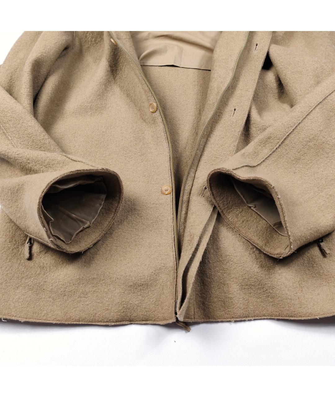 CERRUTI 1881 Бежевое шерстяное пальто, фото 5