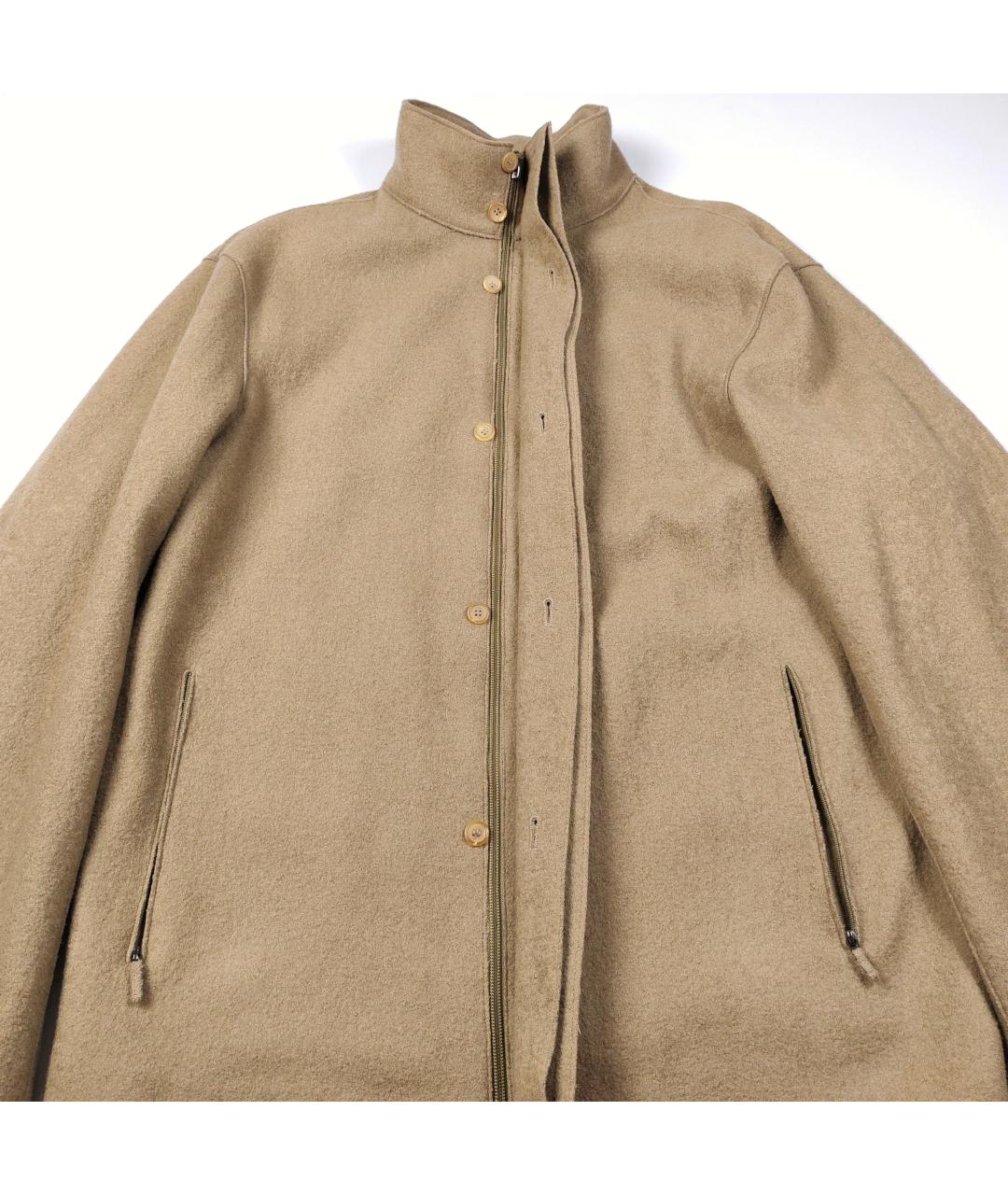 CERRUTI 1881 Бежевое шерстяное пальто, фото 4
