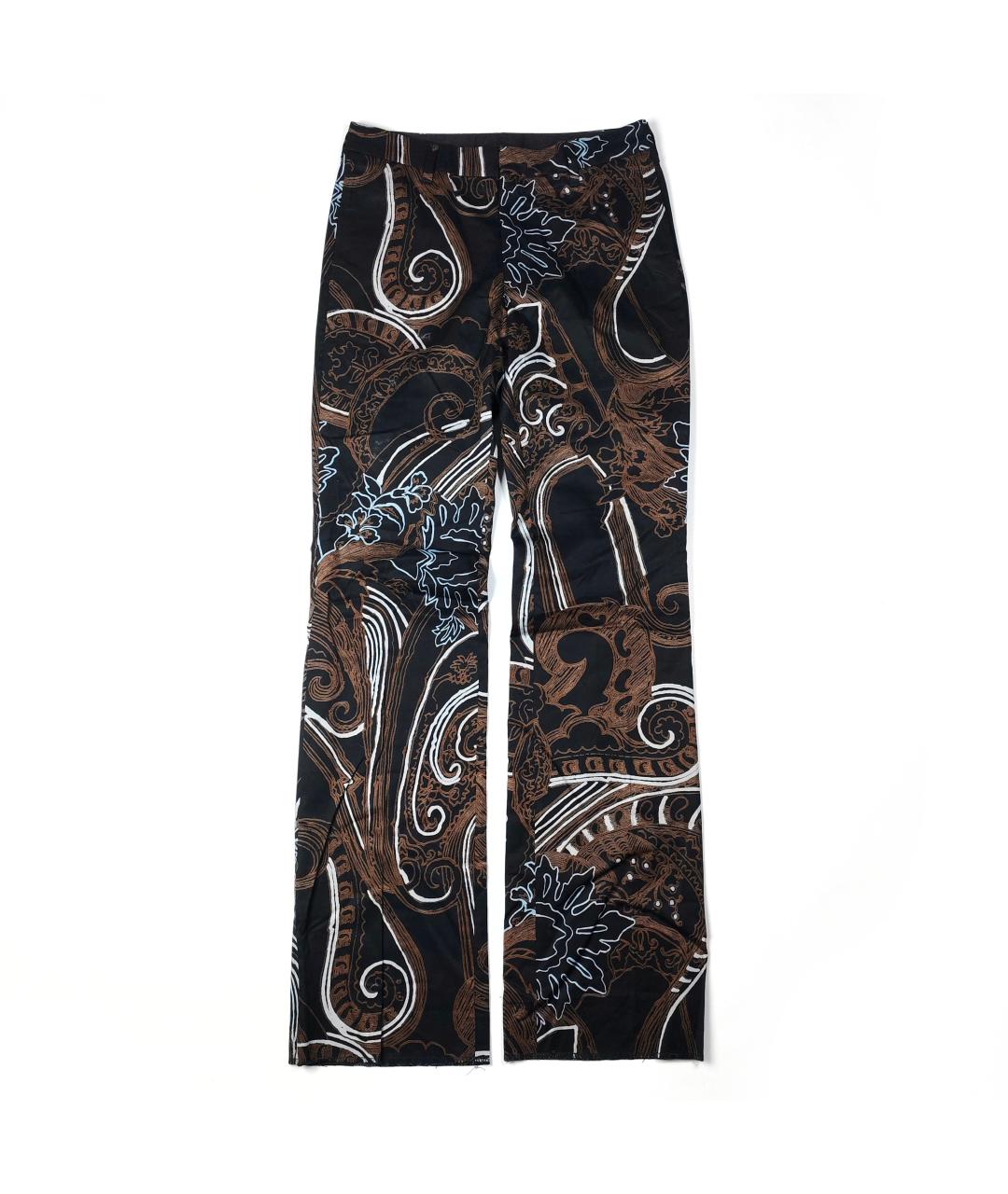 KENZO Черные хлопковые повседневные брюки, фото 1