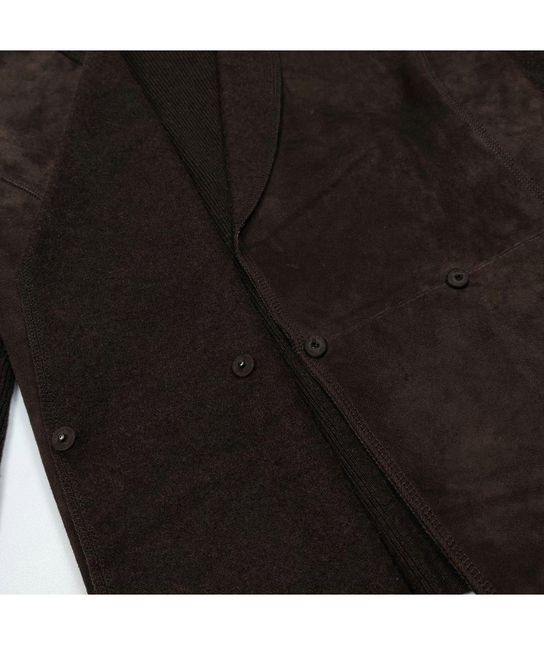 BRUNELLO CUCINELLI Коричневый кашемировый кардиган, фото 5