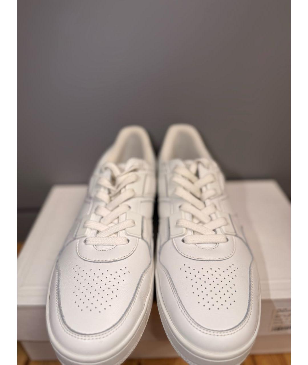 CELINE Белые кожаные кеды, фото 3