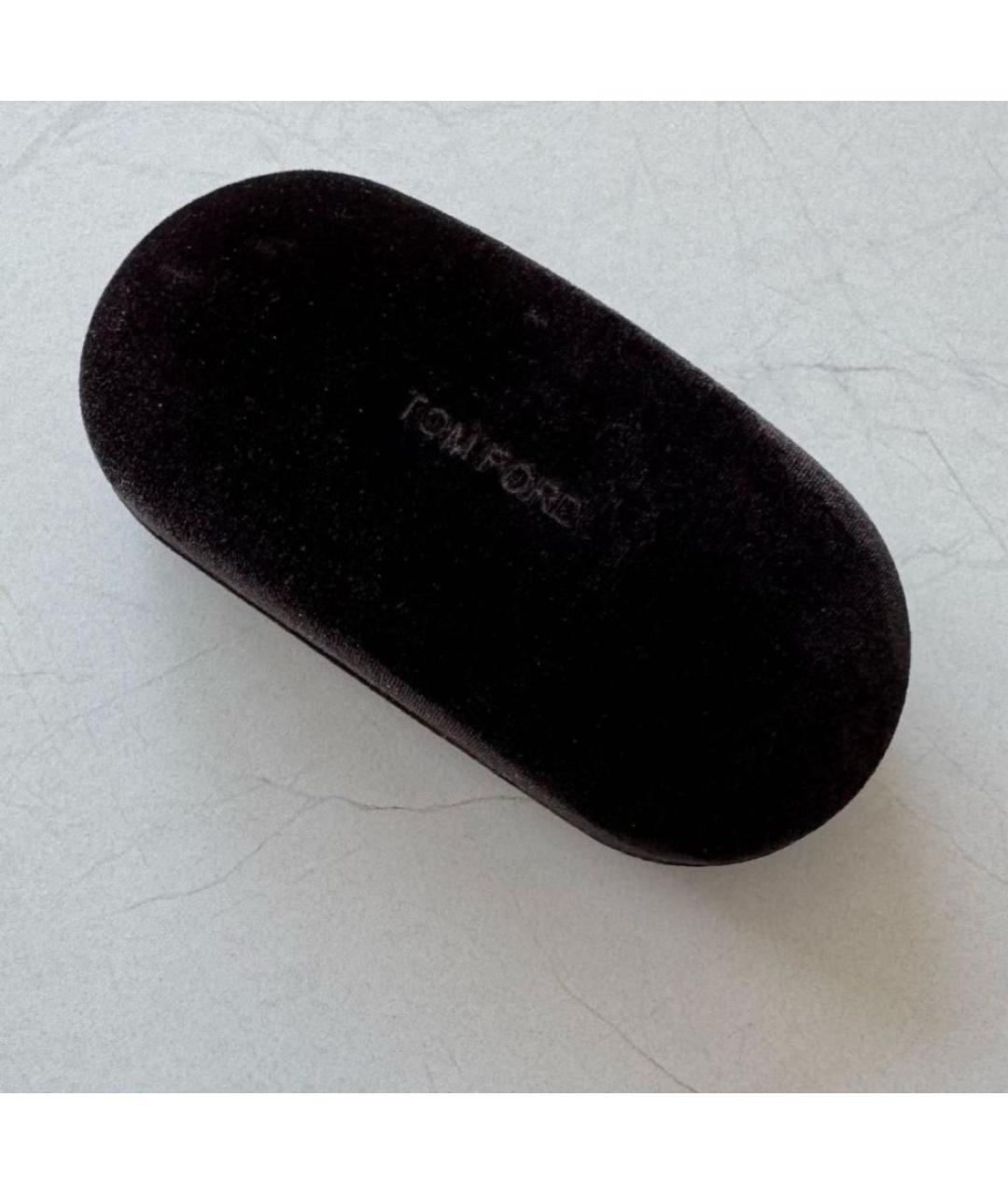 TOM FORD Коричневые пластиковые солнцезащитные очки, фото 7