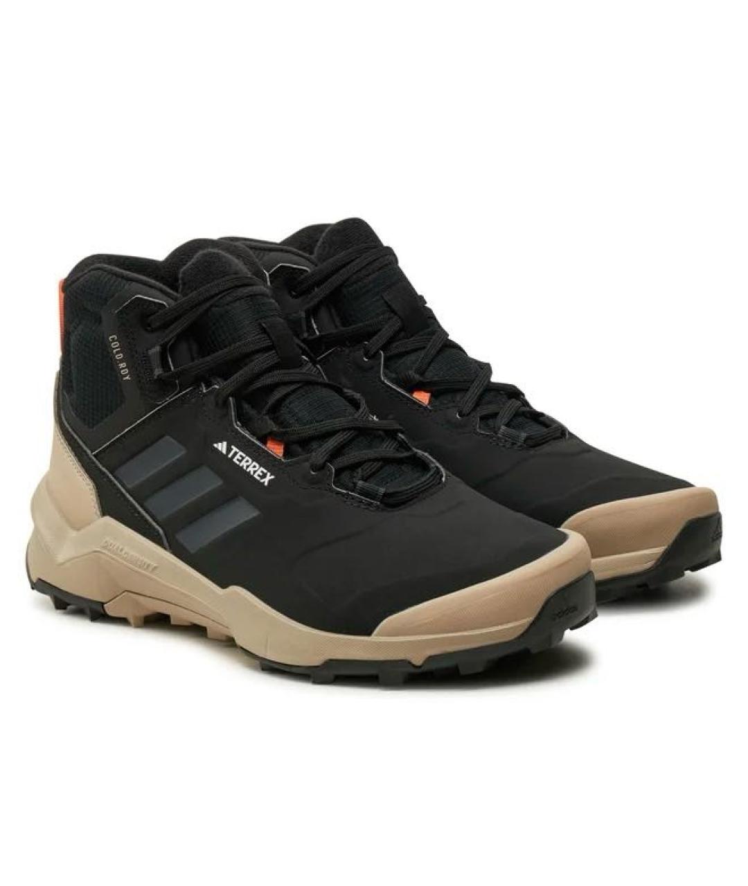 ADIDAS Черные высокие ботинки, фото 2