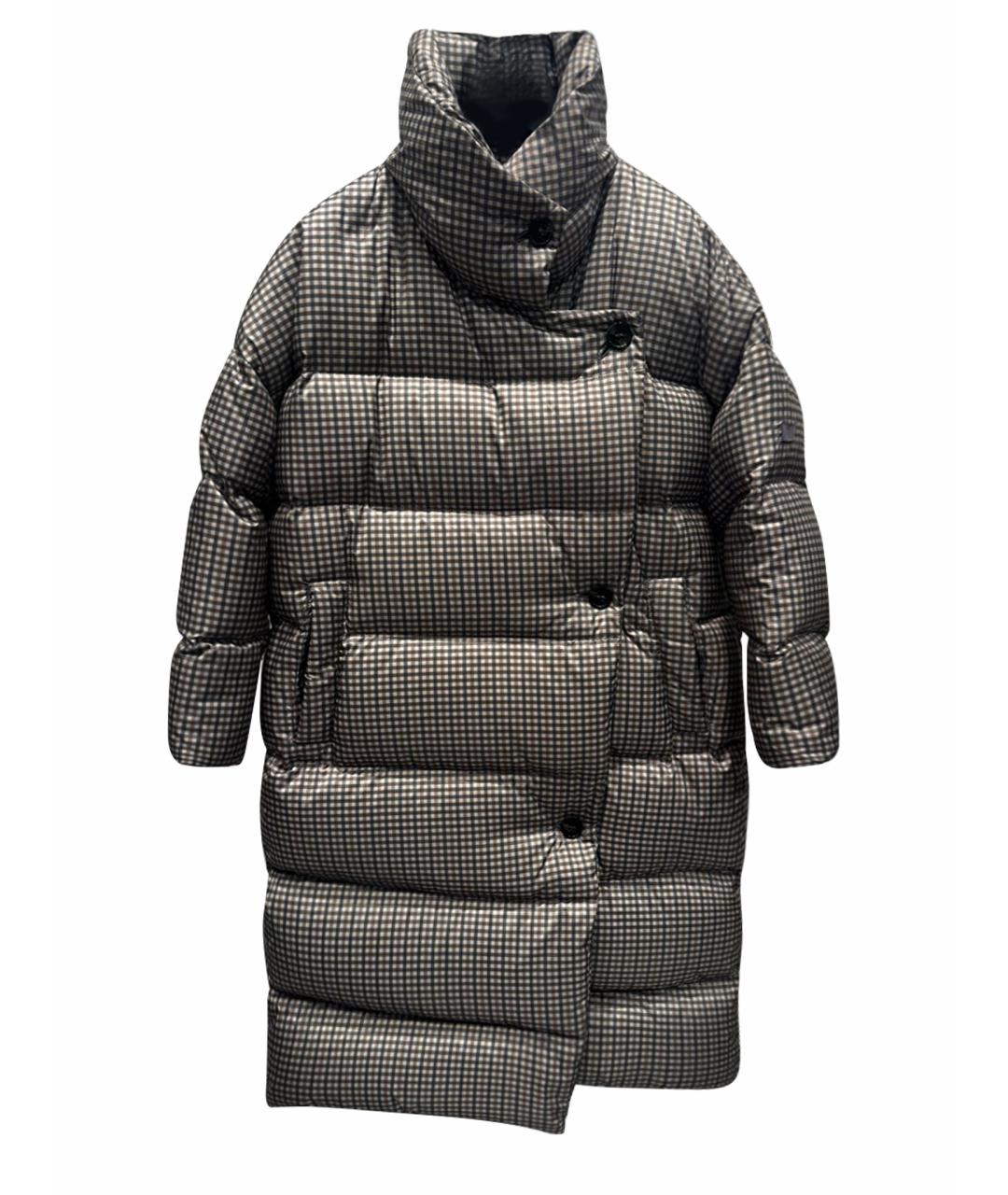 LEMPELIUS Серый полиамидовый пуховик, фото 1