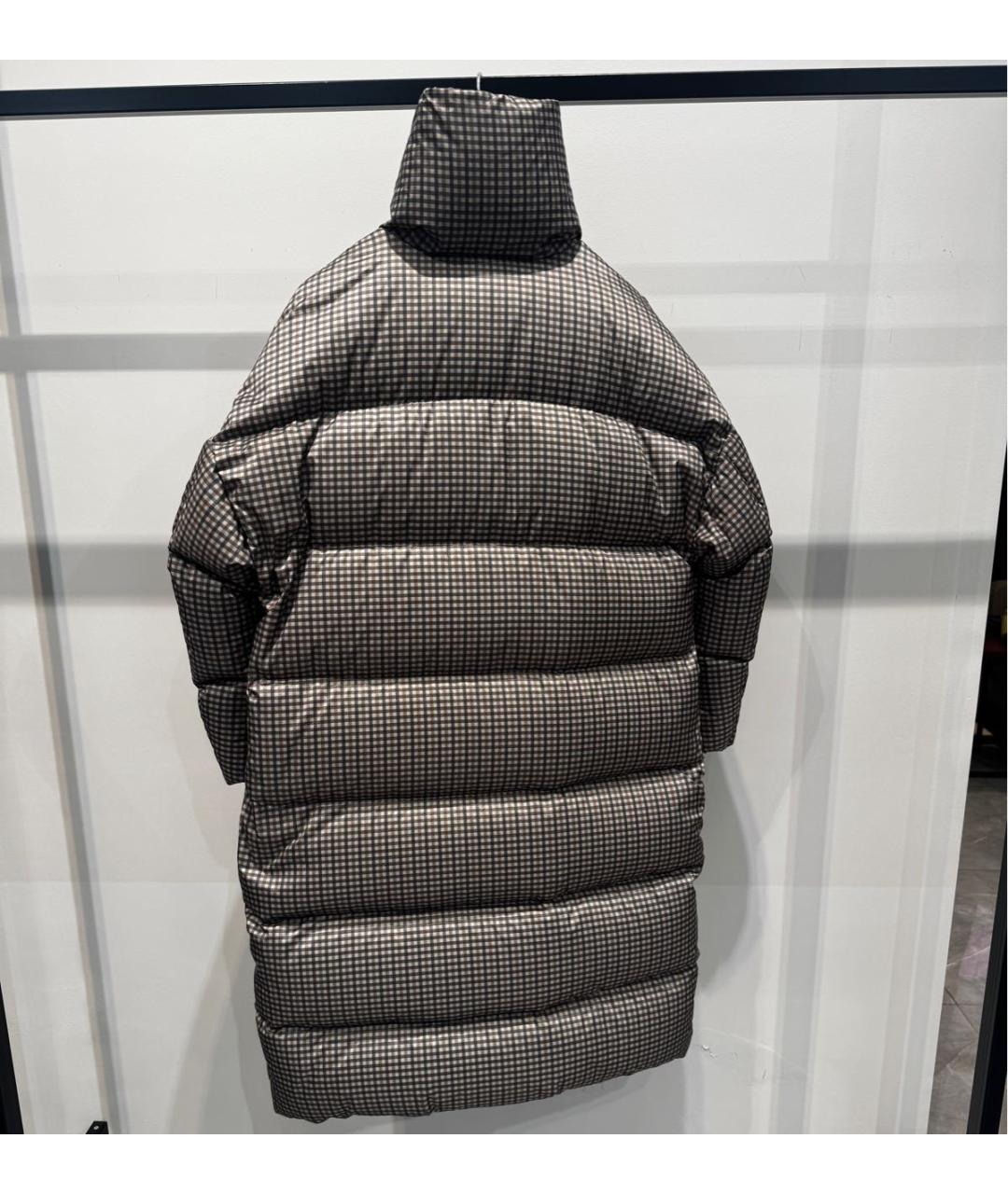 LEMPELIUS Серый полиамидовый пуховик, фото 3