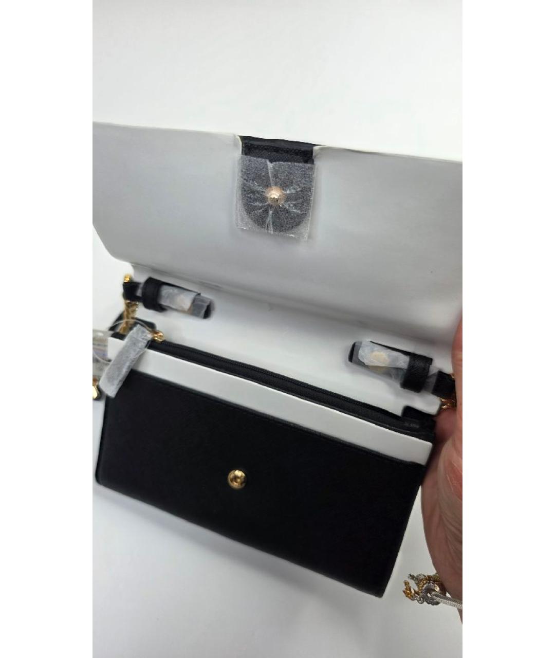 MICHAEL KORS Черная кожаная сумка через плечо, фото 3