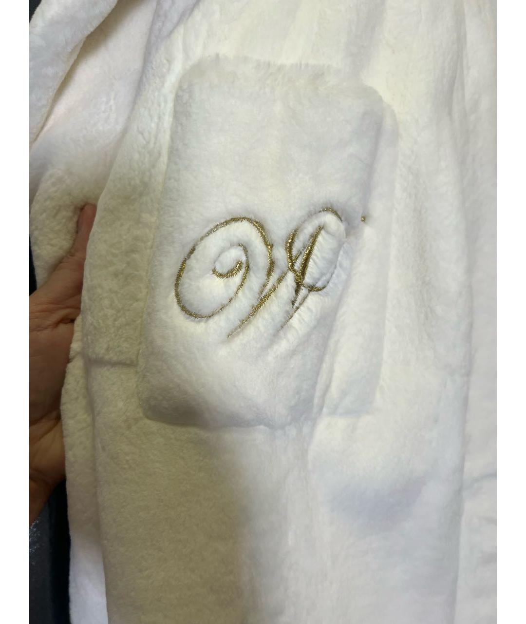 WALK OF SHAME Белая меховая шуба, фото 4