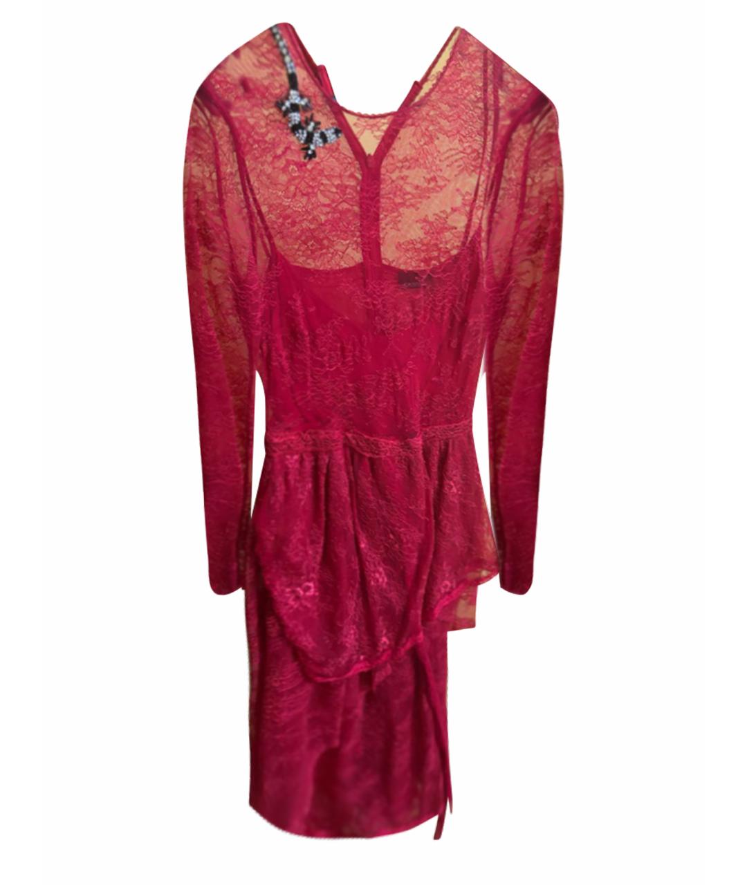 ERMANNO SCERVINO Красное вечернее платье, фото 1