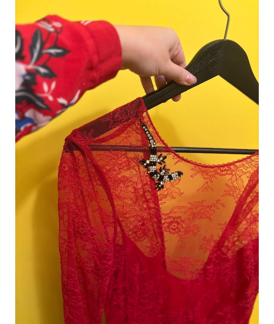 ERMANNO SCERVINO Красное вечернее платье, фото 5