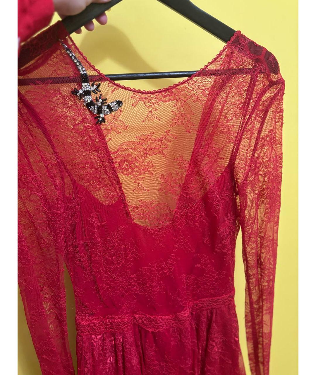 ERMANNO SCERVINO Красное вечернее платье, фото 4