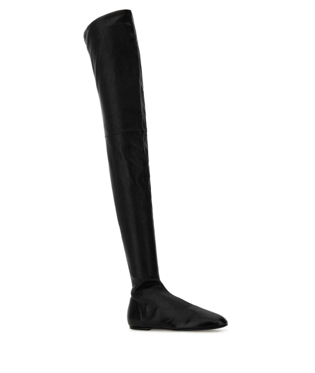 CO Черные кожаные сапоги, фото 2