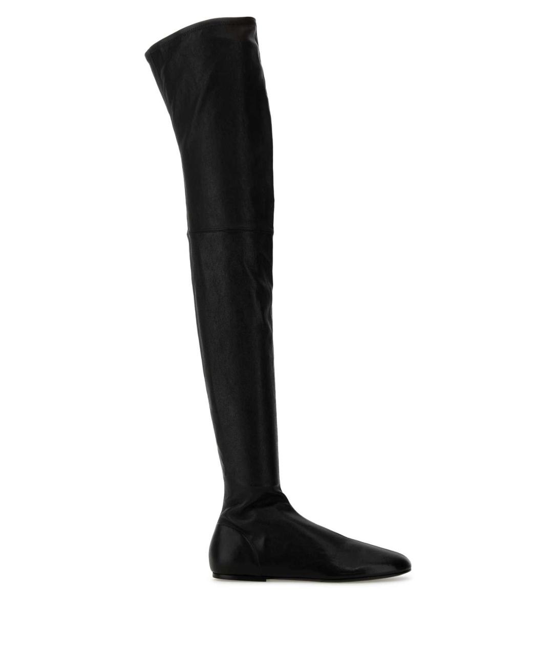 CO Черные кожаные сапоги, фото 1