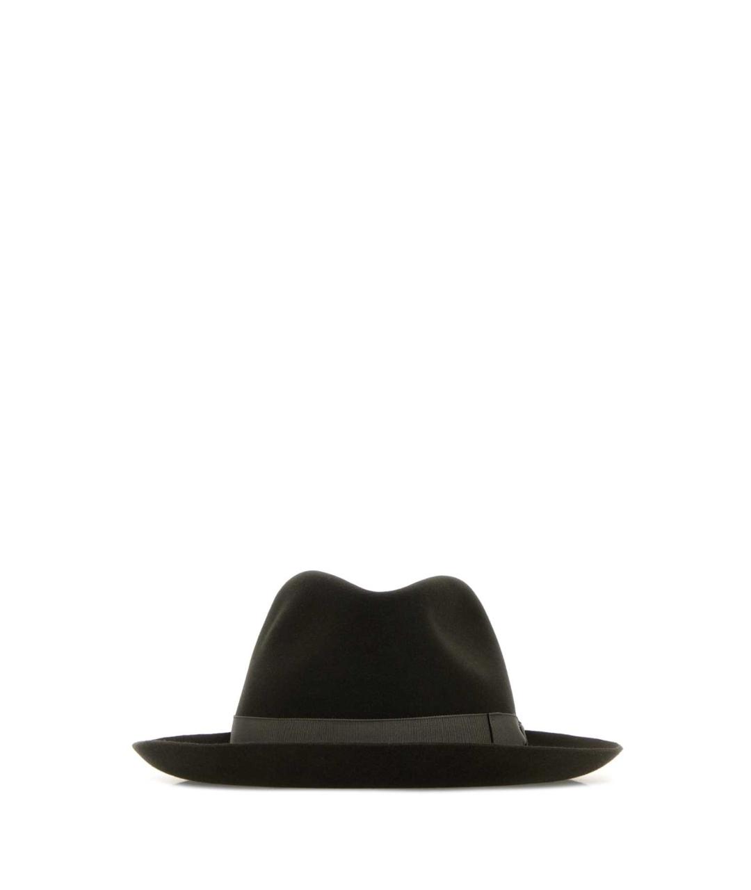 BORSALINO Зеленая шерстяная шляпа, фото 1