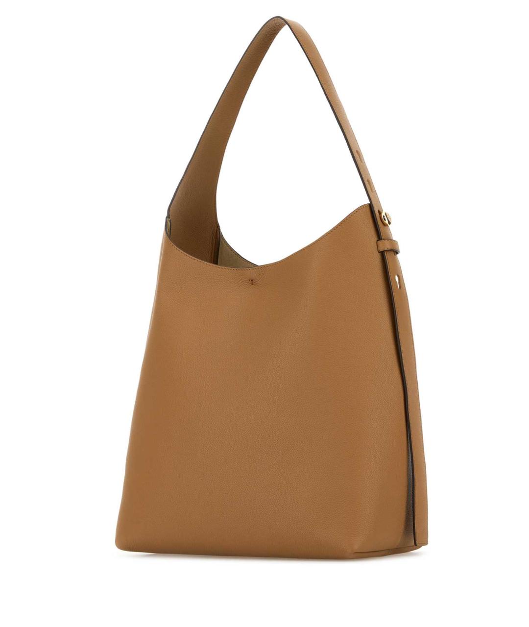 TORY BURCH Бежевая кожаная сумка через плечо, фото 2