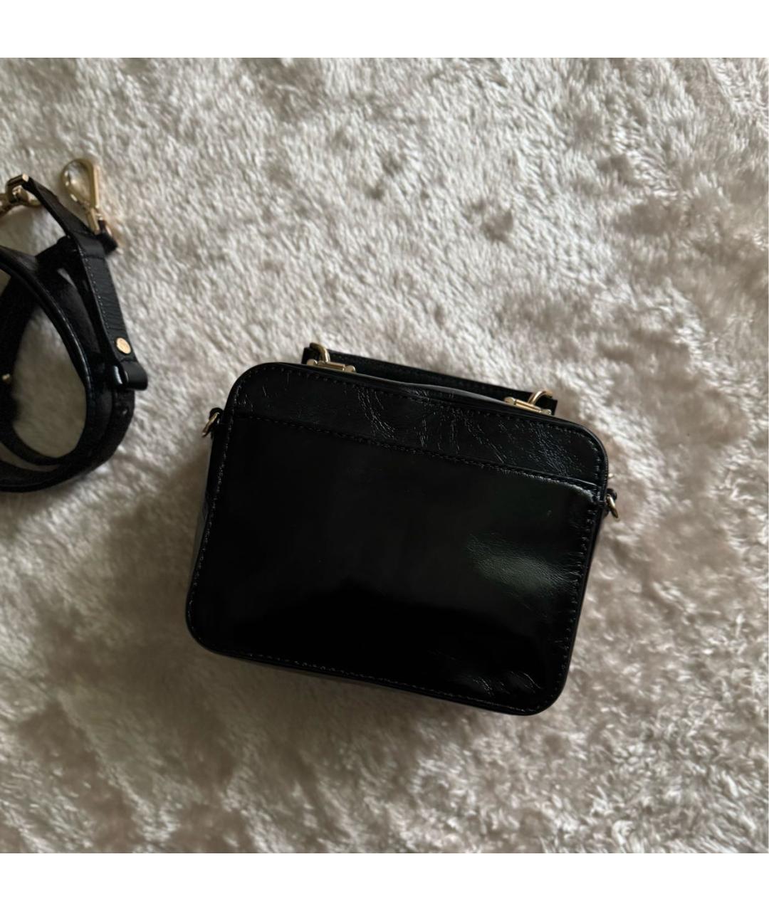 MICHAEL KORS Черная кожаная сумка через плечо, фото 3