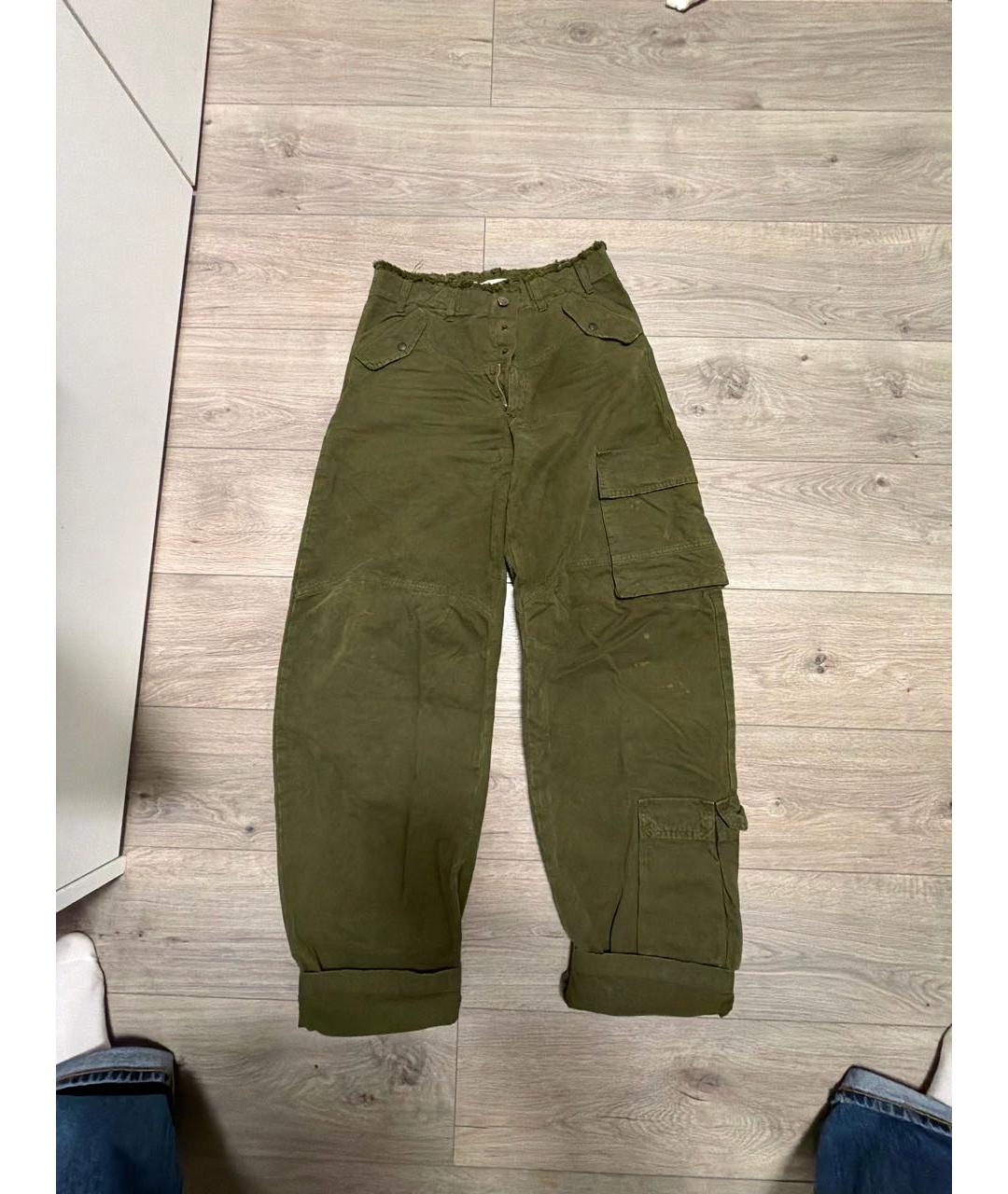 DARKPARK Хаки хлопковые брюки широкие, фото 8