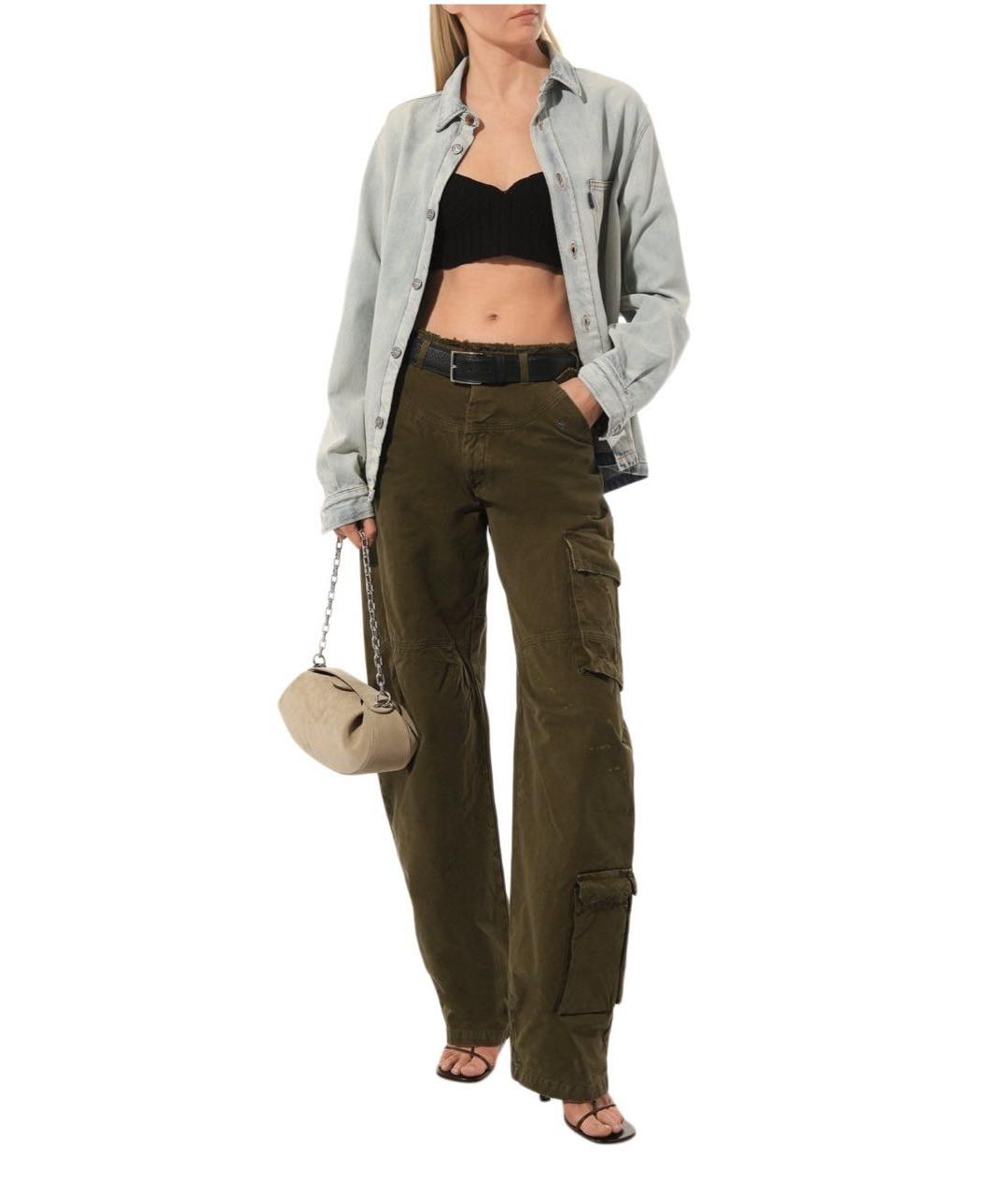 DARKPARK Хаки хлопковые брюки широкие, фото 7