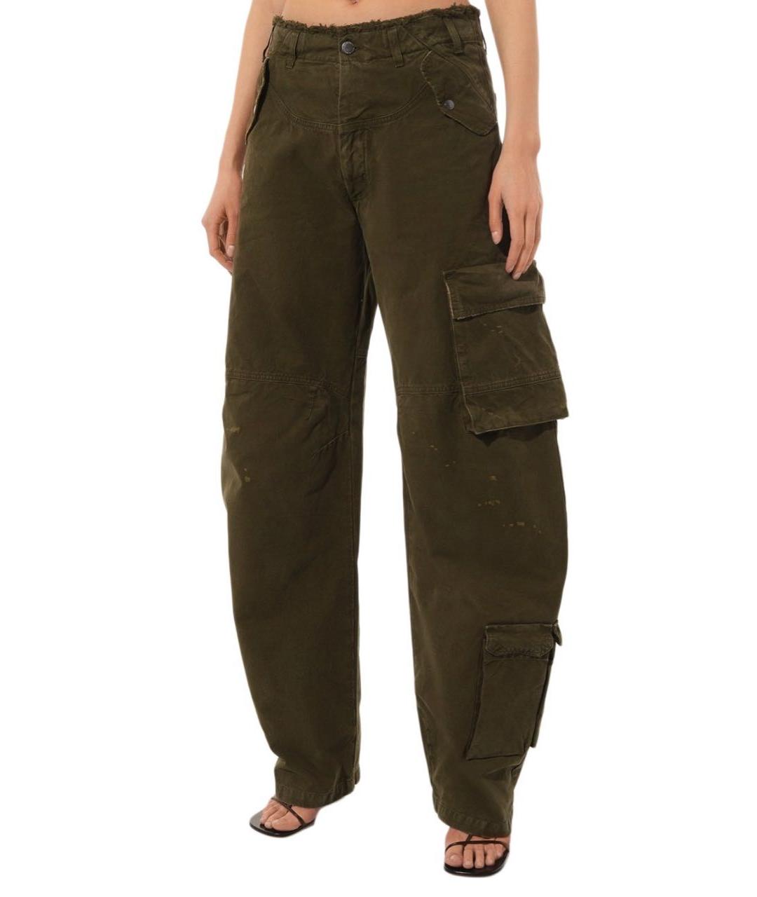 DARKPARK Хаки хлопковые брюки широкие, фото 6