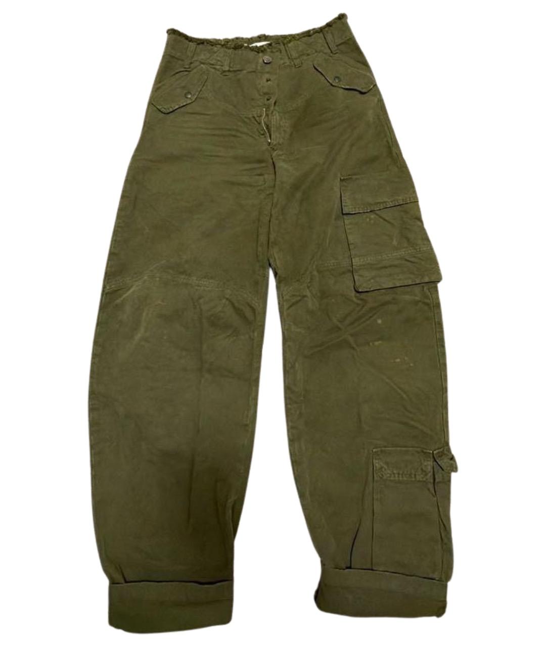 DARKPARK Хаки хлопковые брюки широкие, фото 1