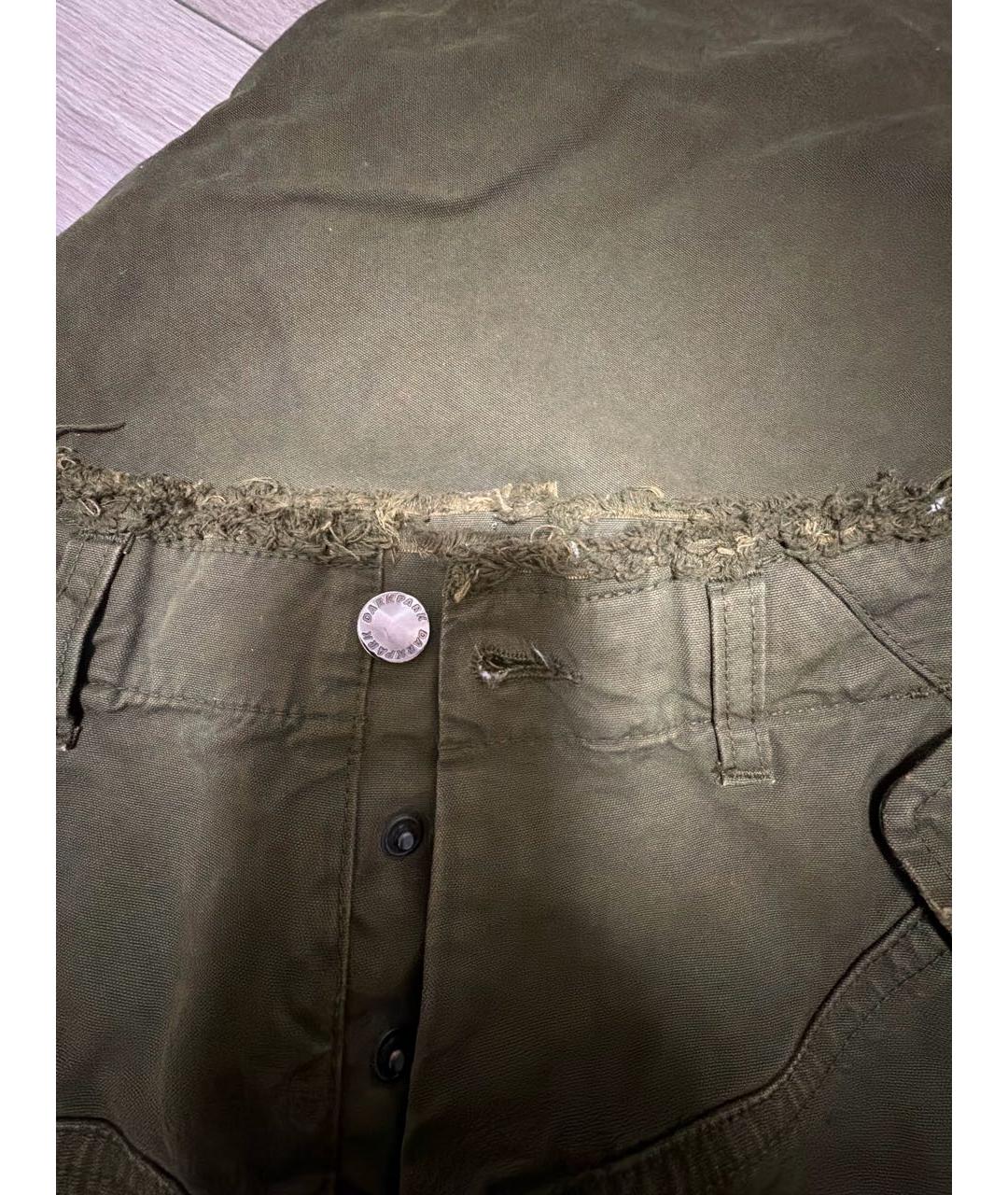 DARKPARK Хаки хлопковые брюки широкие, фото 4