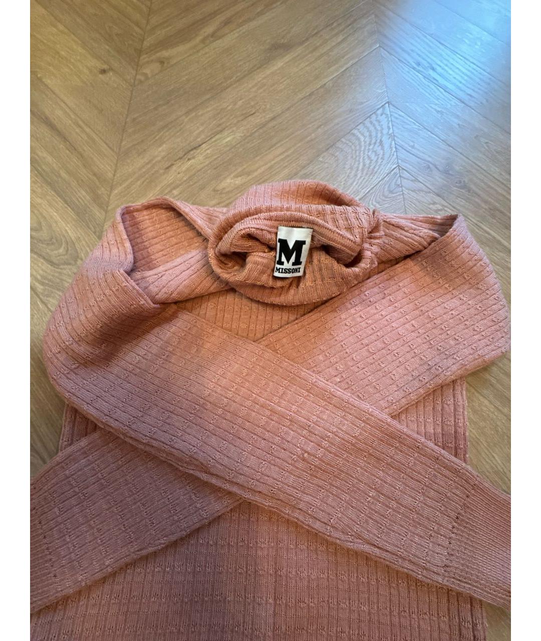 M MISSONI Розовая шерстяная водолазка, фото 3