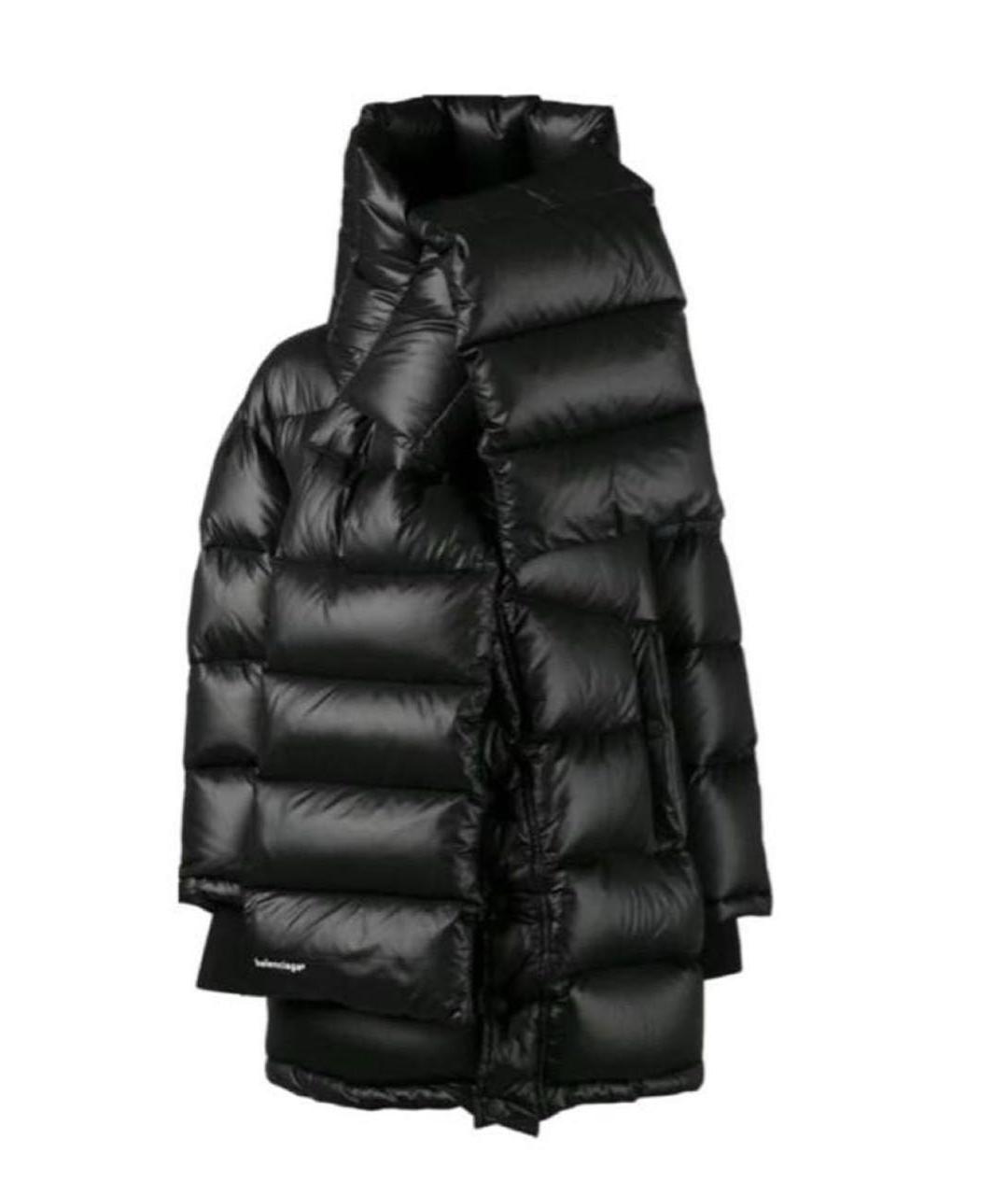BALENCIAGA Черный пуховик, фото 1