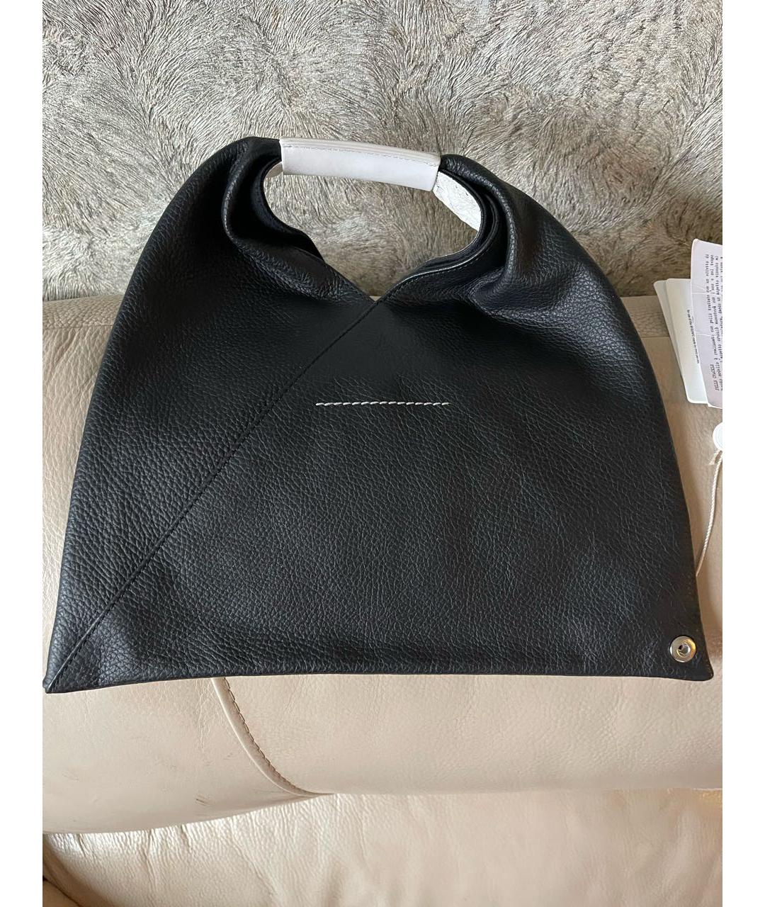 MM6 MAISON MARGIELA Мульти кожаная сумка с короткими ручками, фото 6