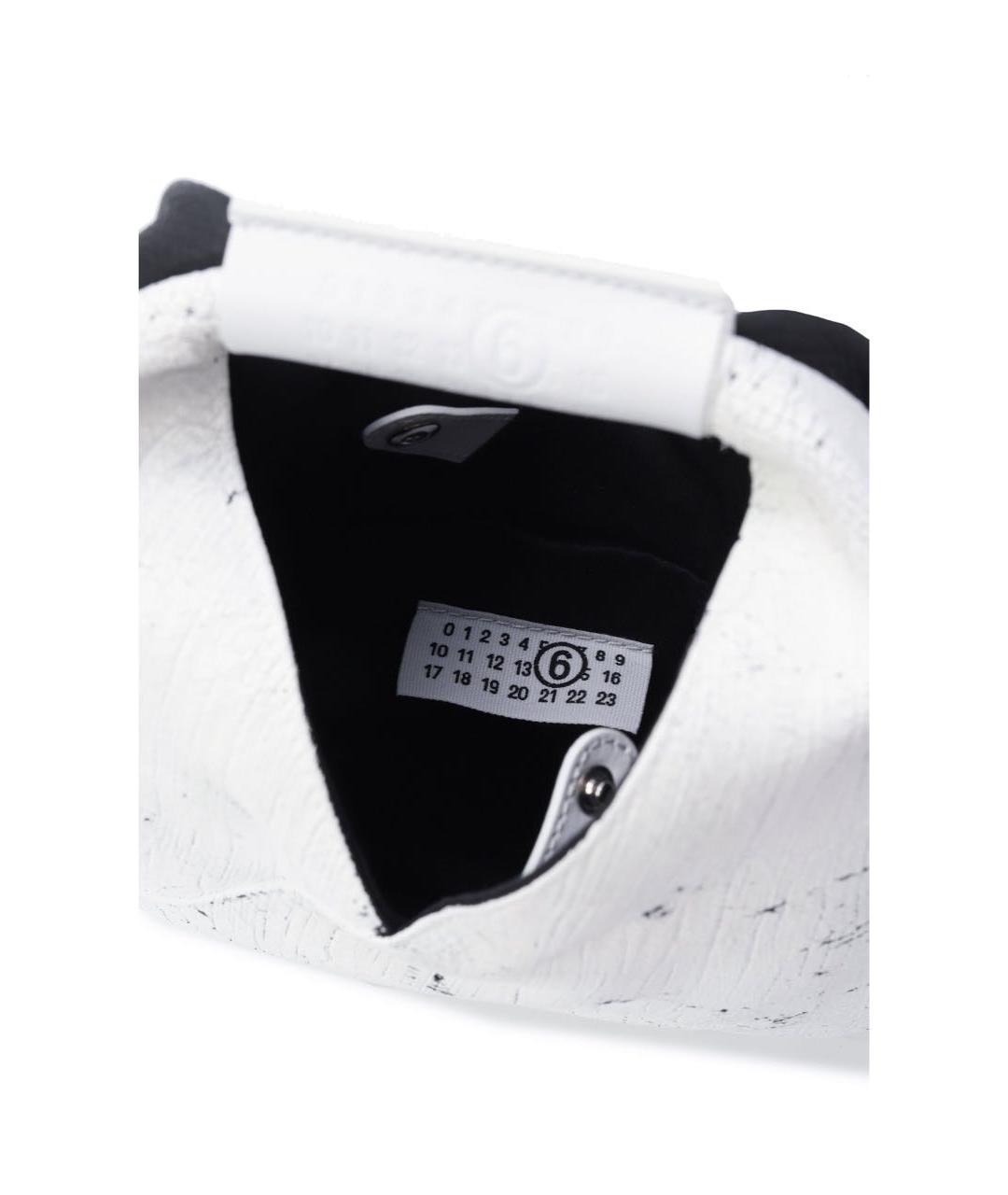 MM6 MAISON MARGIELA Мульти кожаная сумка с короткими ручками, фото 4